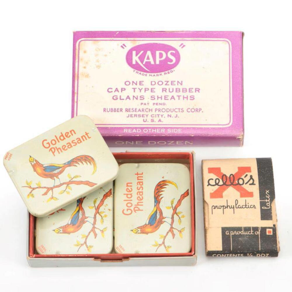 W.H. Reed & Co. Inc. "Golden Pheasant" Prophylactics and More $50 EACH
